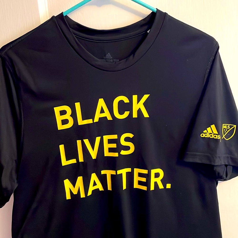 Adidas Creator athletic t-shirt MLS Black Lives Matter 2020 league shirt